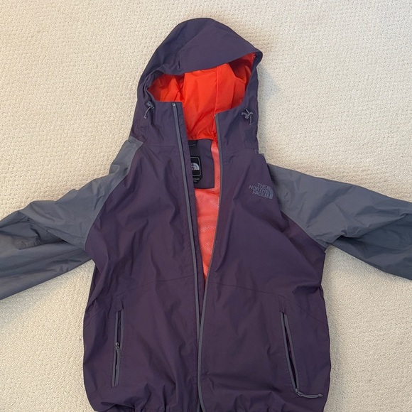 The North Face Kids' Purple and Orange Raincoat - Picture 1 of 1